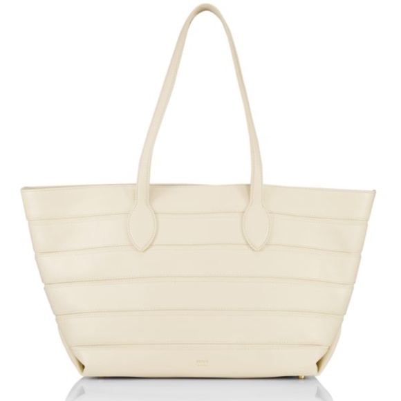 KHAITE Handbags - KHAITE Florence Stripe Leather Tote
